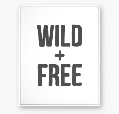 Daydream Prints - Wild and Free Art Print