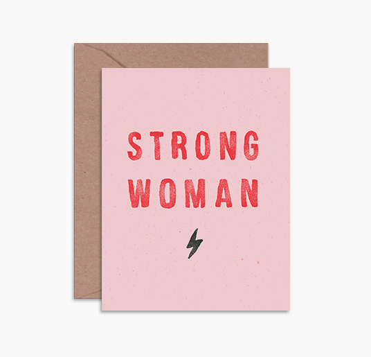 Daydream Prints - Strong Woman Card