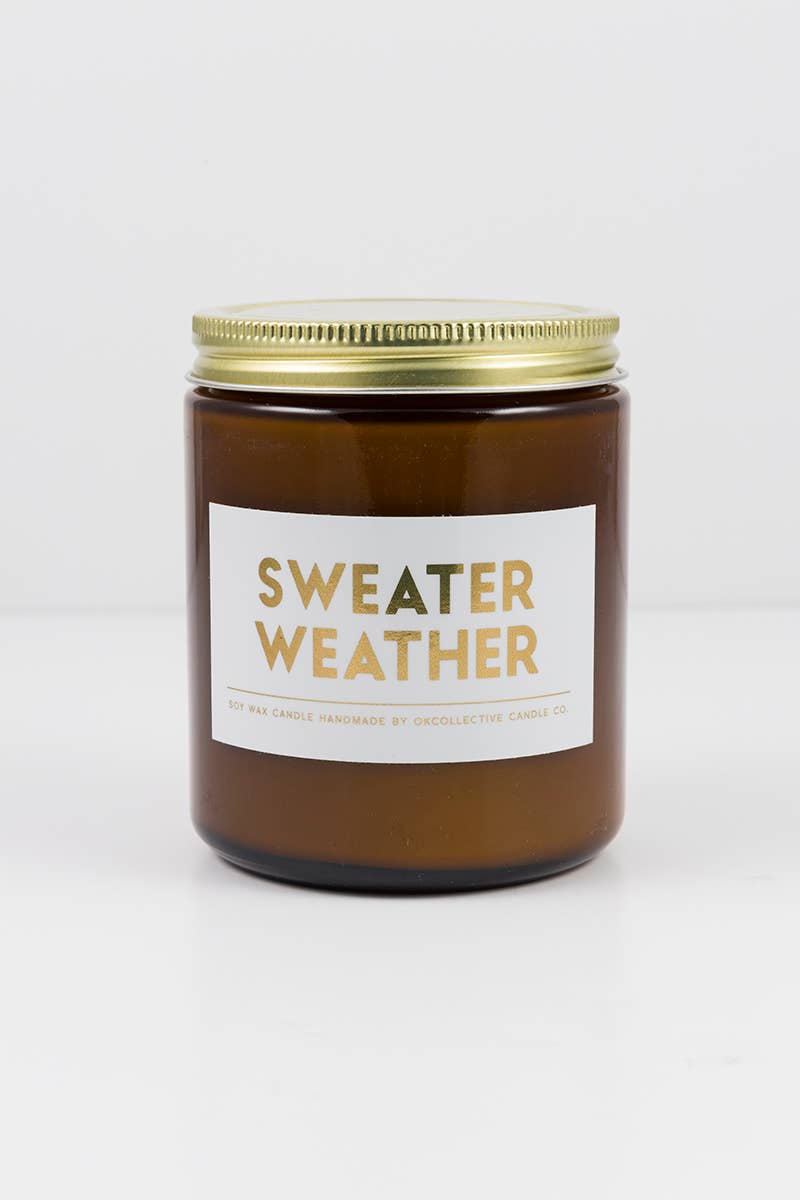 OKcollective Candle Co. - Holiday Candle // Sweater Weather 8oz