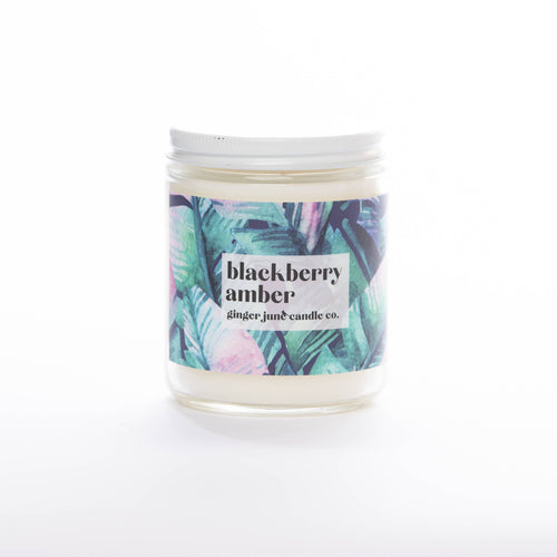 Ginger June Candle Co. - PATTERN PLAY COLLECTION • BLACKBERRY AMBER NON-TOXIC CAND