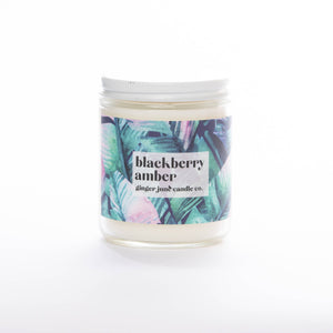 Ginger June Candle Co. - PATTERN PLAY COLLECTION • BLACKBERRY AMBER NON-TOXIC CAND