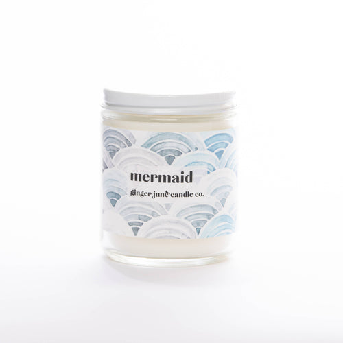 Ginger June Candle Co. - PATTERN PLAY COLLECTION • MERMAID NON TOXIC SOY CANDLE